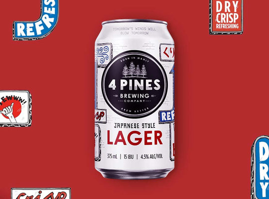 4 Pines Japanese-style Rice Lager - Thirsty