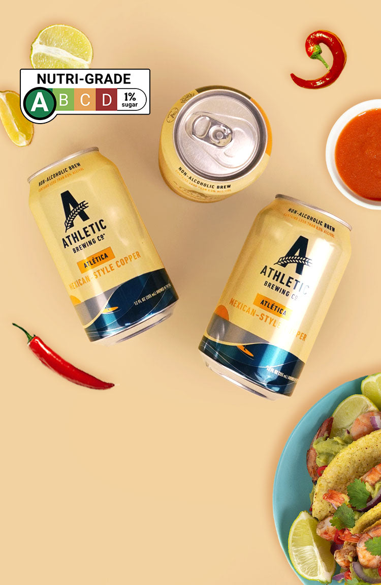 Athletic Atlética Alcohol-Free Non-Alcoholic Mexican Lager