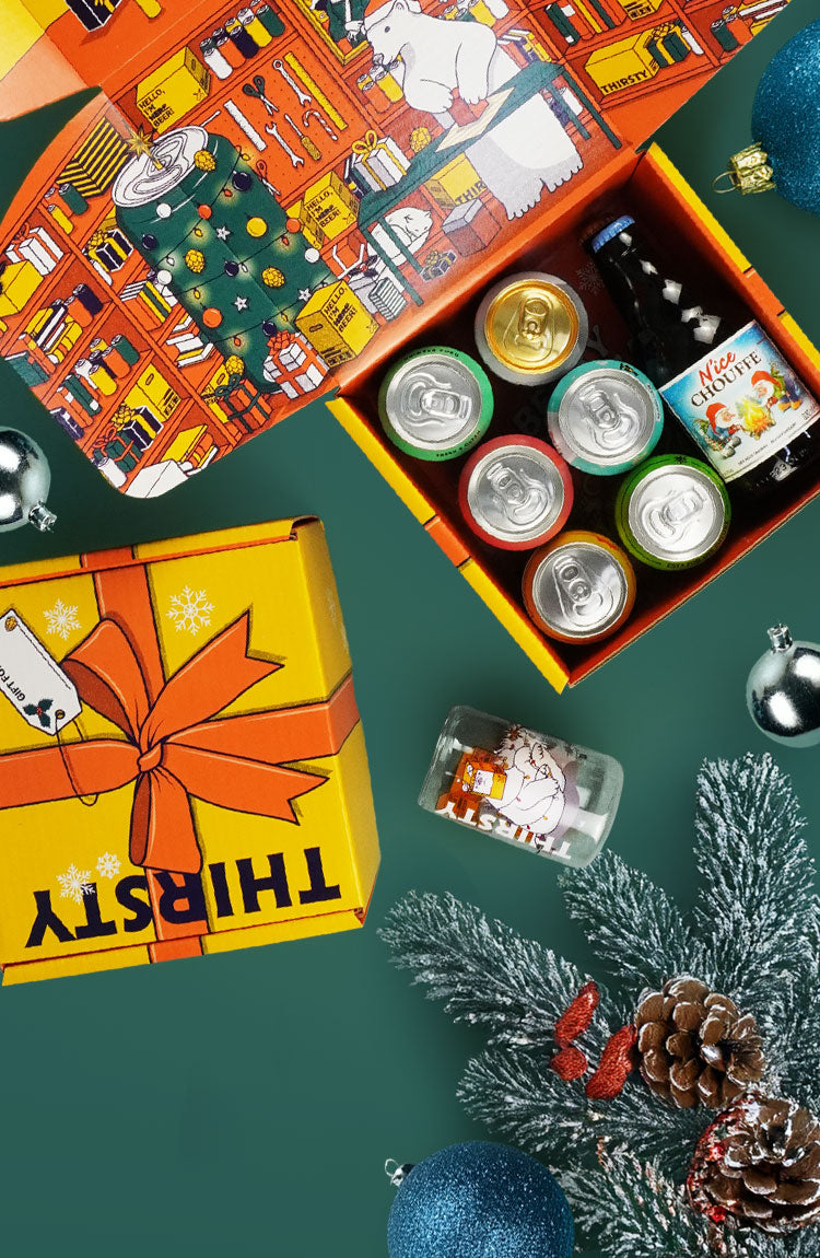 Thirsty 'Beery Christmas' Gift Box