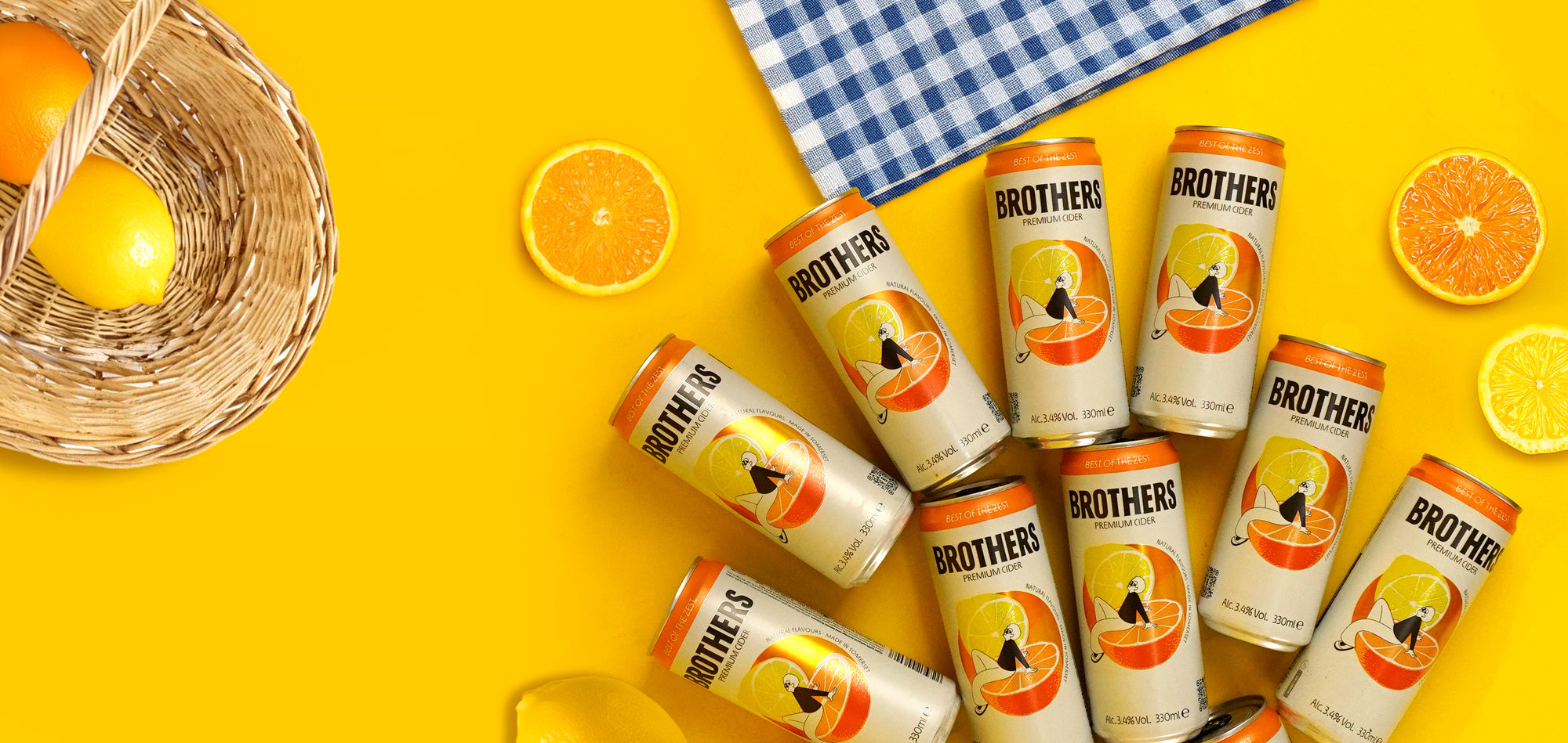 Brothers Best of the Zest Cider with Lemon & Orange