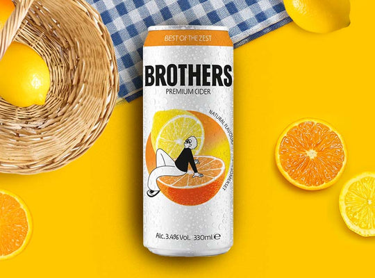 Brothers Best of the Zest Cider with Lemon & Orange - Thirsty