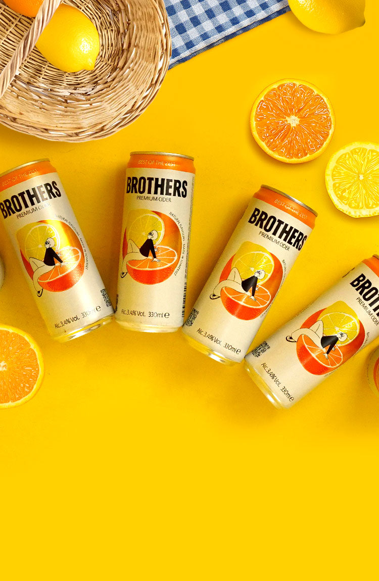 Brothers Best of the Zest Cider with Lemon & Orange