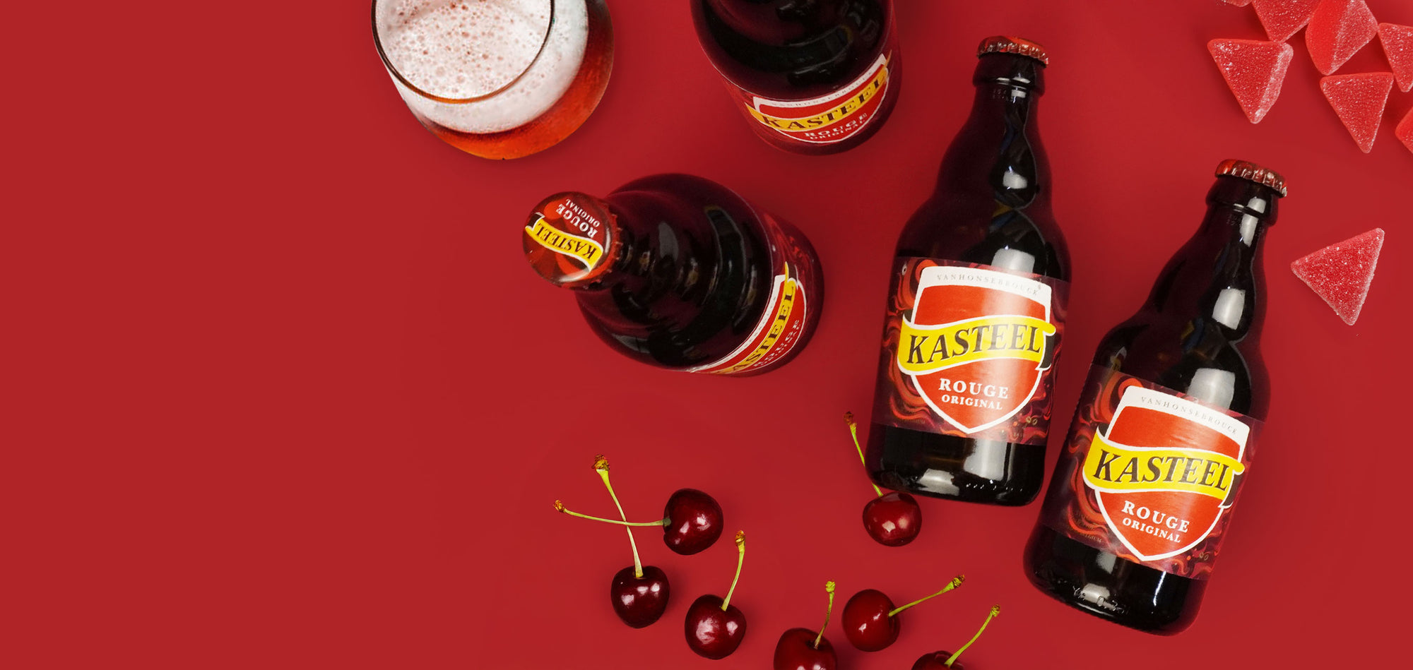 Kasteel Rouge Belgian Quadrupel with Cherry Liqueur