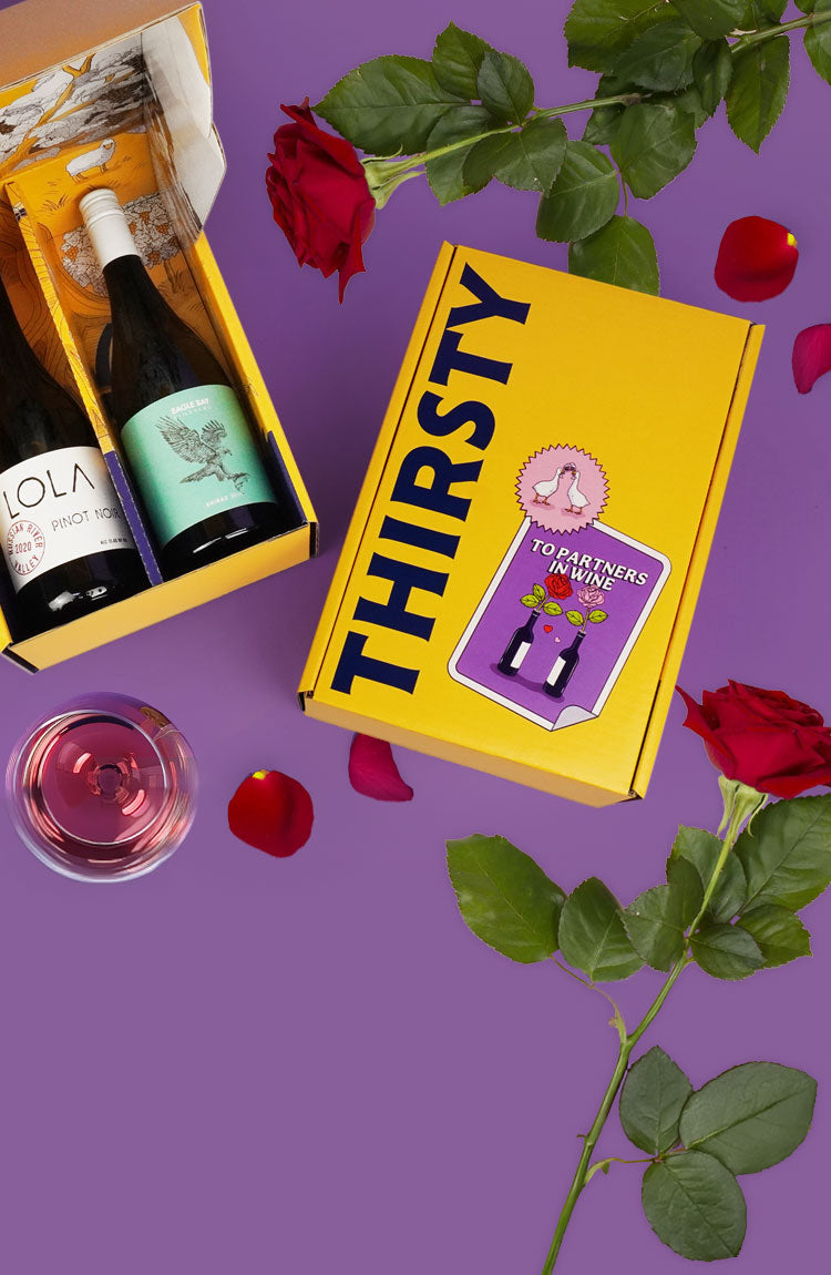 Thirsty 'To Partners in Wine' Wine Gift Box